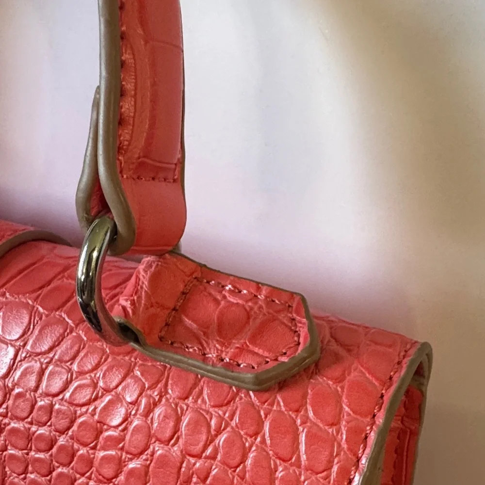 Elegant Coral Anne Klein Small Top Handle Satchel